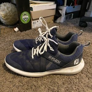 Footjoy Flex Navy Size 10 Golf Shoes